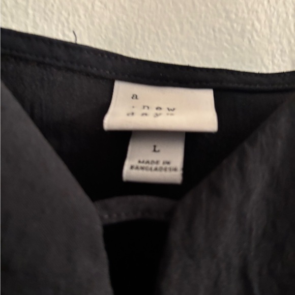 A new day black high waisted maxi dress with keyhole cut out & waist detailing L - Picture 2 of 4